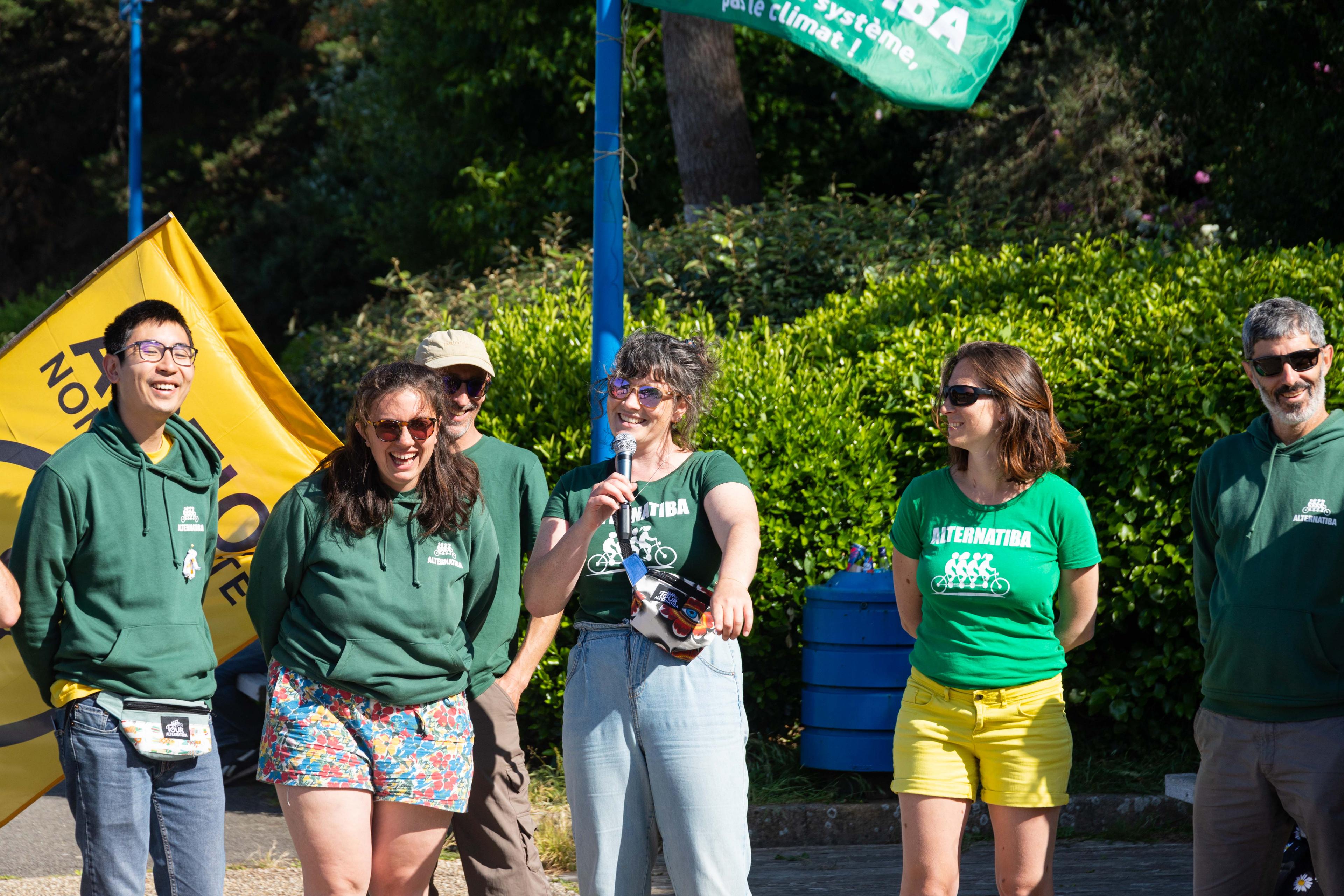 Étape de Saint-Brieuc – Tour Alternatiba 2024 – Crédit Adrien MARIE