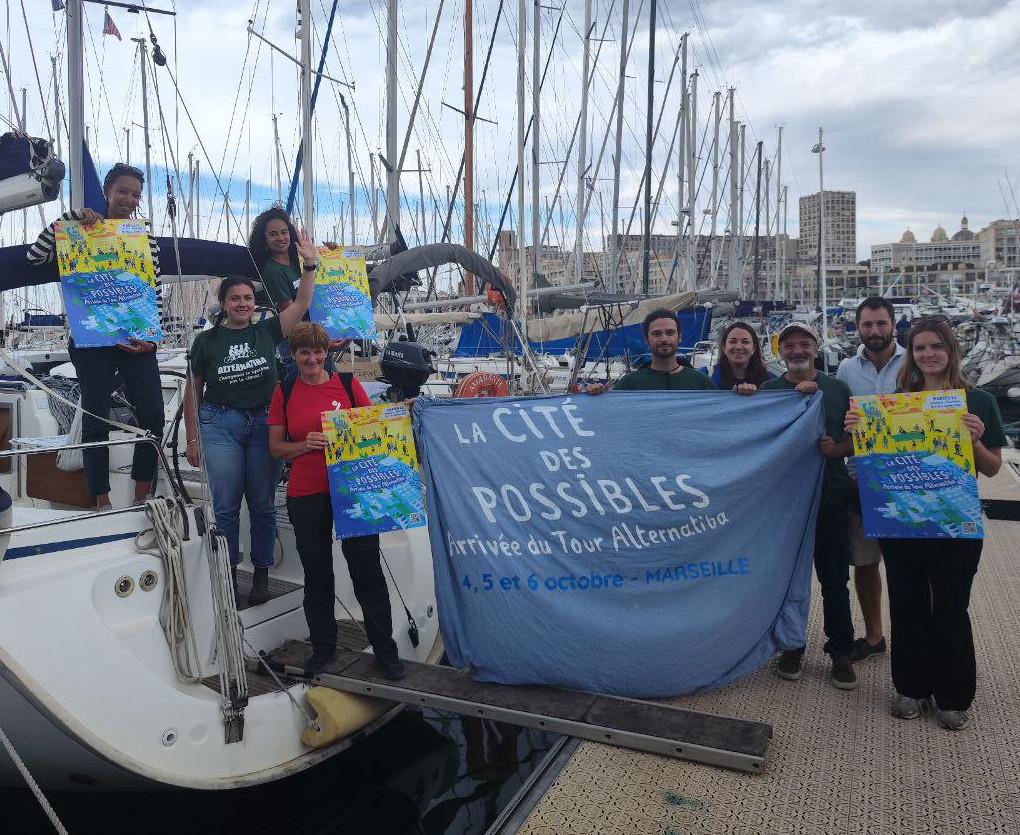 Étape de Marseille – Tour Alternatiba 2024 – La Cité des Possibles